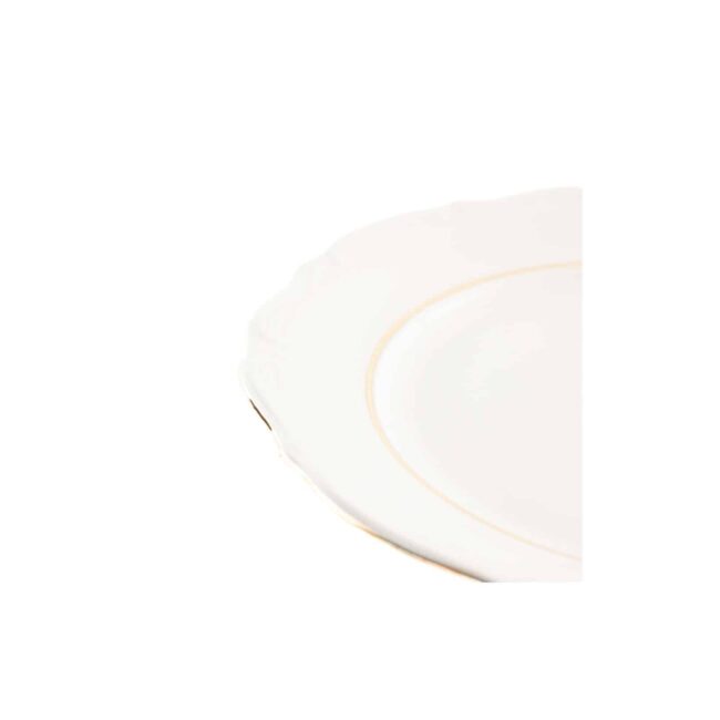 plato presentación porcelana blanca fuente rhein