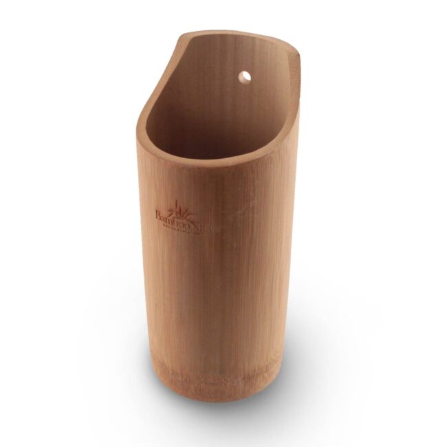 Bote Bamboo Natur Organizador de Utensilios de Cocina 1 bote organizador bambu 1