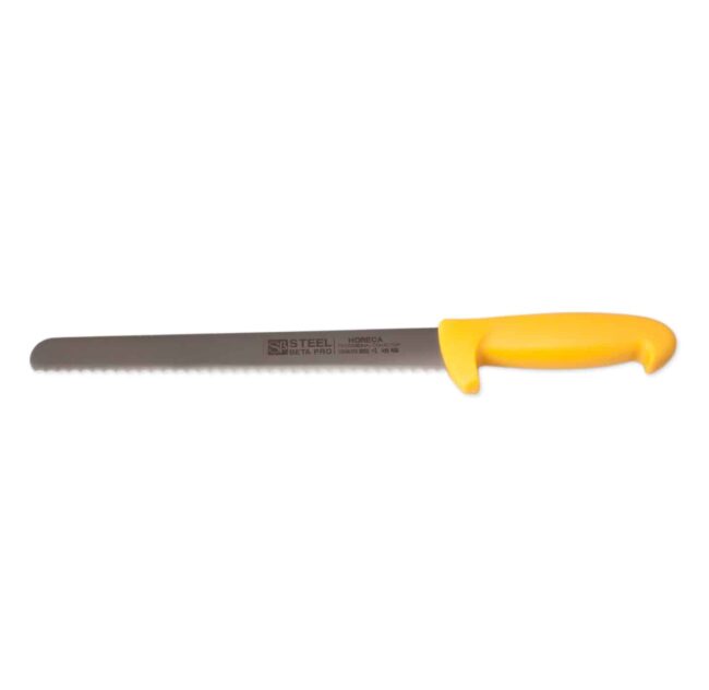 Cuchillo Panero 25 cm - Steel Beta Pro 1 cuchillo panero de 25 cm sobre fondo blanco