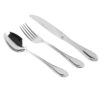 Glamour 7000 Cubertería en Acero Inoxidable (24 Piezas) – Servicio para 4 – Apta para lavavajillas 10 Piezas 24: mesa ,, 7000 glamour, acero.4 servicios