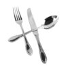 Cubertería de Mesa Acero Inoxidable Glamour (18 Piezas) 6 Cucharas, 6 Tenedores, 6 Cuchillos, Apta para lavavajillas 8 Piezas 18: mesa, 7000 glamour, acero, 6 servicios.