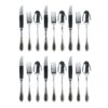 Glamour 7000 Cubertería en Acero Inoxidable (24 Piezas) – Servicio para 4 – Apta para lavavajillas 8 Piezas 24: mesa, 7000 glamour, acero, 4 servicios.