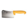 Macheta profesional de acero inox, empuñadura amarilla, Stell Beta Pro.