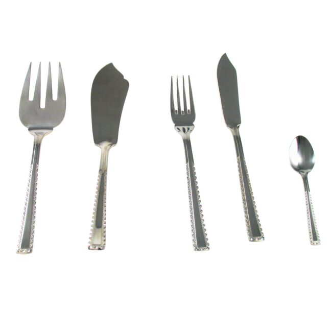 4520 BERLIN CUBERTERIA ACERO DECO PIEZAS PESCADO PLAS Y TENEDOR