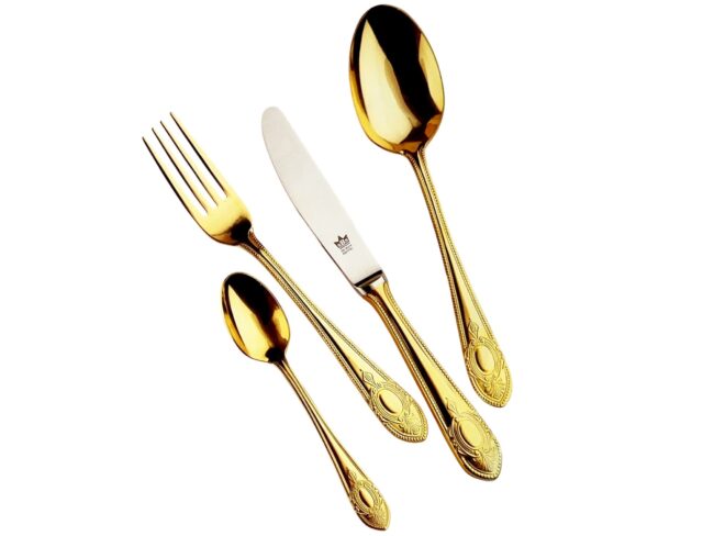 cuberteria 1280 gold toscana