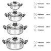 novel cuisisne bateria inoxidable