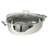 CRC Rustidera Acero inoxidable Nápoles 38 x 26 cm tapa cristal (inducción) 6 Rustidera Napoles acero inoxidable 2