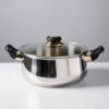 bateria novel cuisine 10 piezas acero inoxidable 6