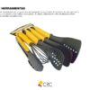 CIRCUS Set de Utensilios de Cocina 5 Piezas de Nylon para Antiadherente, Apto Lavavajillas 3 circus herramientas 2 scaled