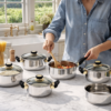 bateria de cocina acero inoxidable novell cuiissine