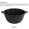 Duroteck Cazuela Alta 32 cm de Aluminio Fundido, Antiadherente, Apta para Inducción, Horno y Lavavajillas, 32 x 14,5 cm 3 cazuelas alta duroteck aluminio 32 cm 3 scaled