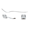 Set de Tenedores de Pescado Glamour 7000 (6 Piezas) en Acero Inoxidable con decorado Dorado, Apto para Lavavajillas 7 Tenedor de pescado de acero inoxidable decorado en oro de 23/24 k, marca CRC, modelo Glamour 7000, vendido por Franquihogar.